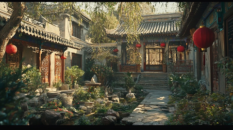 乔家大院传统建筑摄影