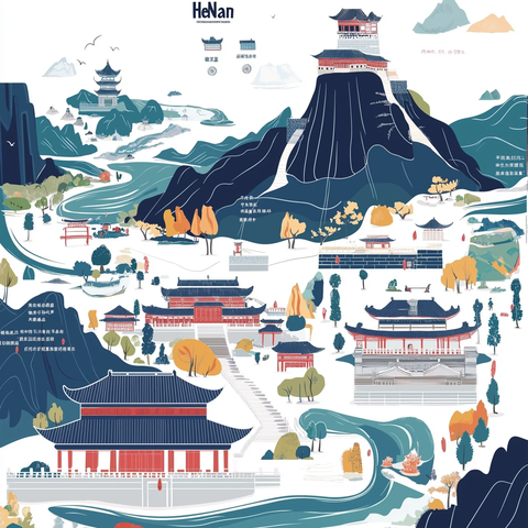 河南主要地标与旅游景点