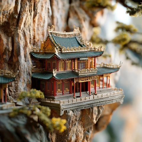 悬空寺微缩景观
