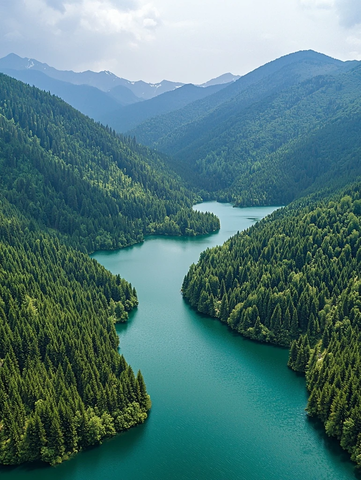 卡拉湖国家公园森林景观