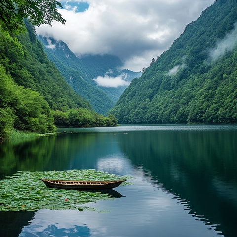 湿地保护区自然风光