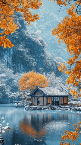 金秋寒冬收获季节