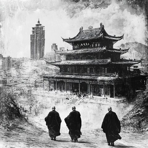 寺院与现代建筑