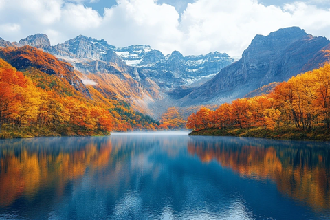 秋日长白山天池