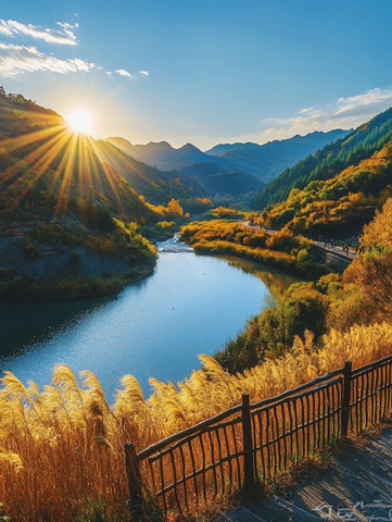 铁栅栏通向龙脊堡垒