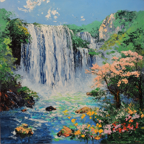 黄果树瀑布春景