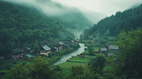 村庄与河流