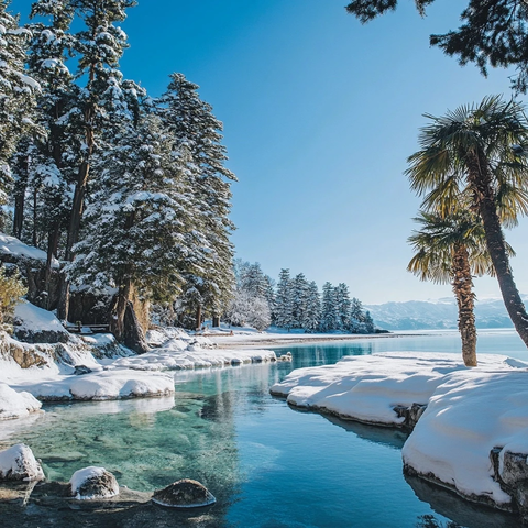 雪与海滩，温泉与椰树