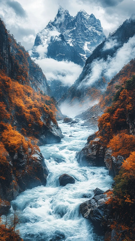 虎跳峡与金沙江