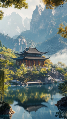 古代中国建筑与自然景观