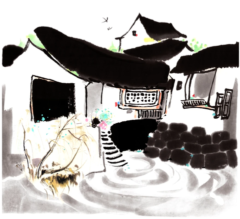 AH-169吴冠中《春燕》1 副本 