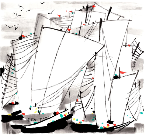 AH-170吴冠中 《帆》1 副本 