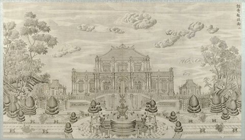 [清]郎世宁-圆明园铜版画02