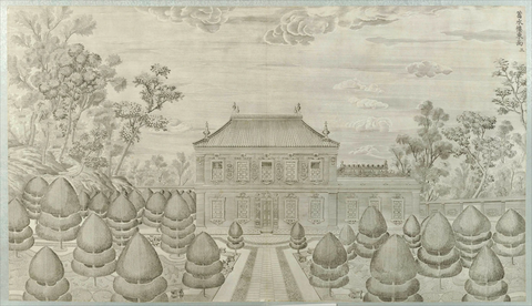 [清]郎世宁-圆明园铜版画03