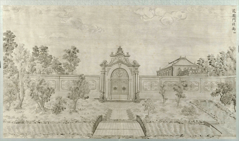 [清]郎世宁-圆明园铜版画04