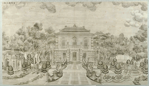 [清]郎世宁-圆明园铜版画08