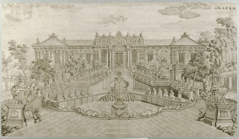 [清]郎世宁-圆明园铜版画10