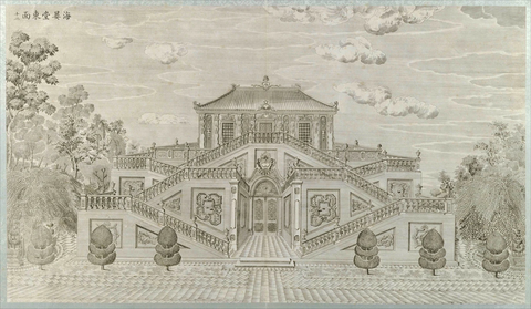 [清]郎世宁-圆明园铜版画12