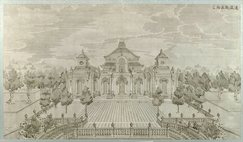 [清]郎世宁-圆明园铜版画14