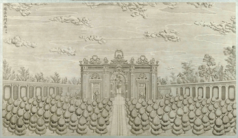[清]郎世宁-圆明园铜版画17