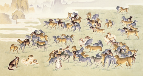 中国百图 百猴图 