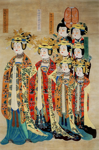 供养人像（绢丝） 