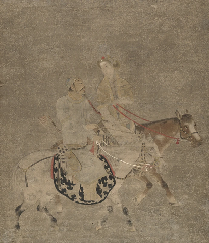 元（明） 人马图 45.1x38