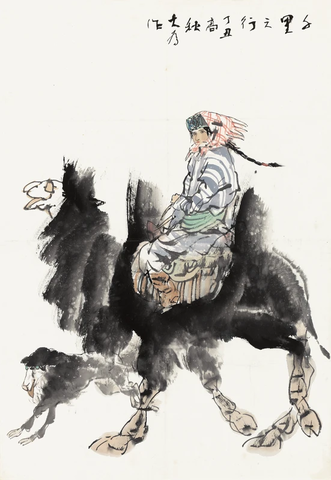 刘大为-千里之行-80x115cm 