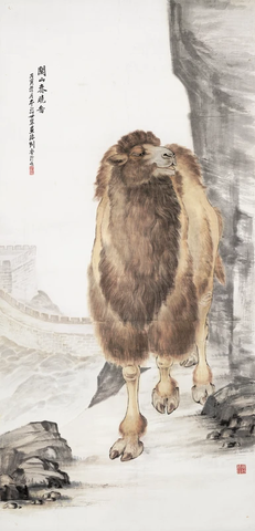 刘奎龄-关山春晓图 