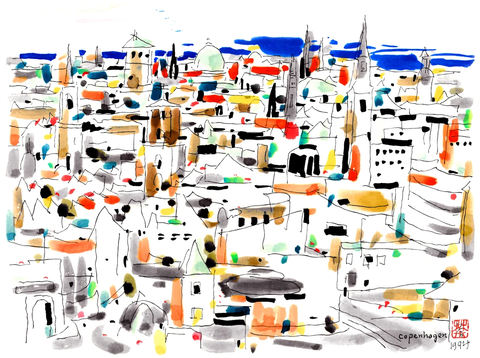 吴冠中《哥本哈根》93.0 MB 