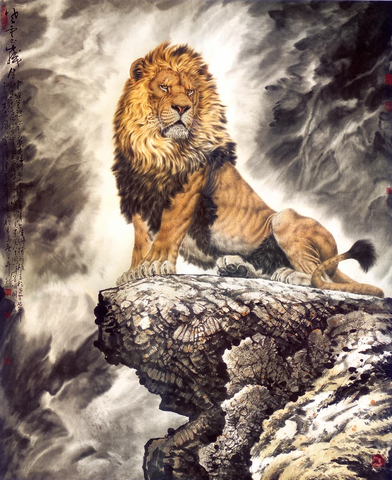 唐坚 风云岁月 狮 