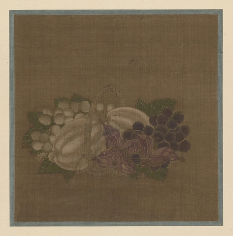 唐绘手鉴笔耕园  点心图 24.6×24