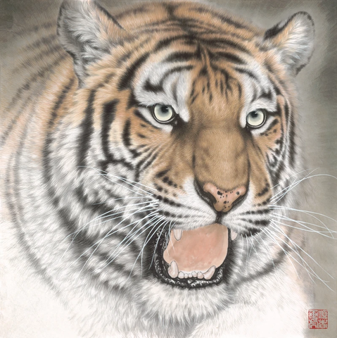 孟祥顺 虎头1(68x68) 