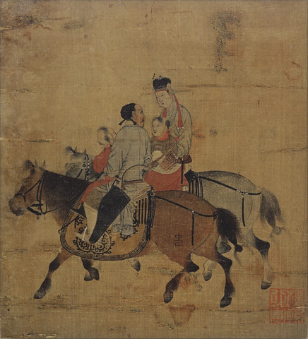 宋 佚名 文姬图26.4X24.2cm 波士顿