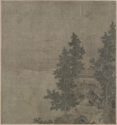 宋 佚名 水阁风凉图21x20