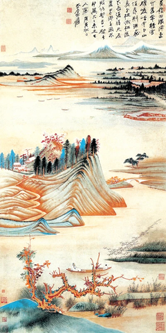 张大千 精品 42x85 