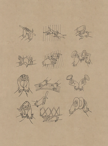 敦煌莫高窟 演奏各种乐器的伎乐手姿 (2) 