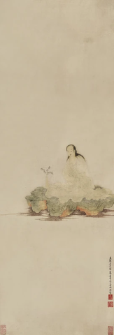 明 丁观朋 观音97x33