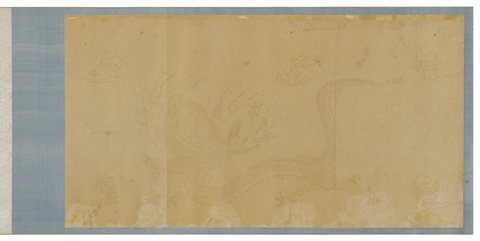 明 陆治 二郎神搜山图卷 绢本61 x 806波士顿（隔水）