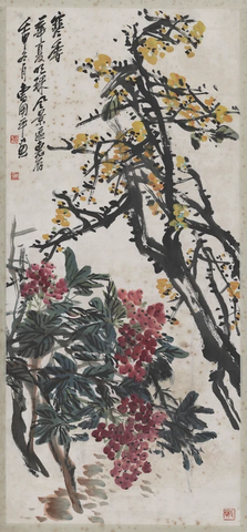 曹用平-腊梅天竹图 _1