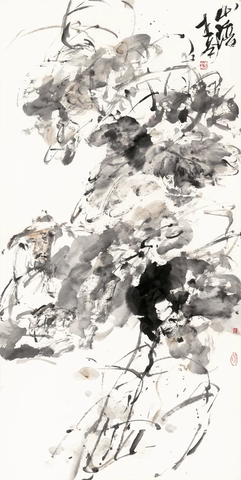 李世南-万亩荷风-137x69 