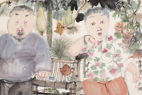 李津 饮食男女 镜心 