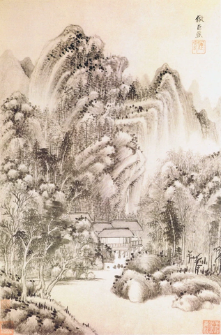 清 清王时敏仿巨然