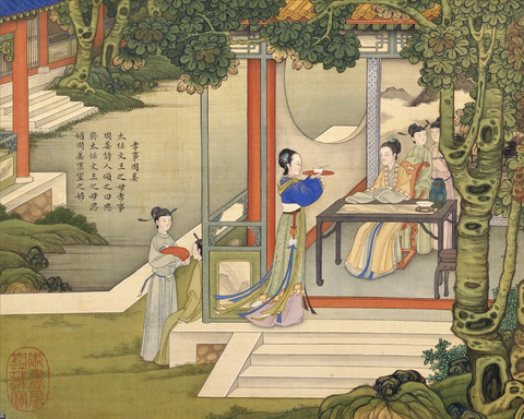 焦秉贞 历朝贤后故事图 孝事周姜