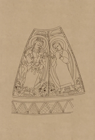 石窟 克孜尔壁画线描稿(1) 