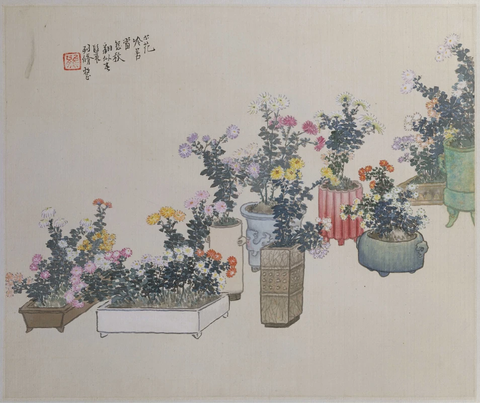 第七开：尔花冷苦当怨秋，翻似春鬟列修整