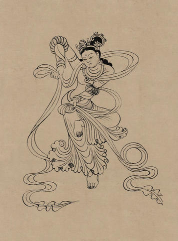 莫高窟144窟 晚唐 舞伎菩萨 