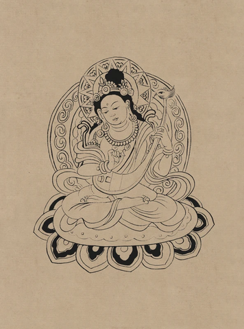 莫高窟14窟 晚唐 菩萨伎乐 (2) 