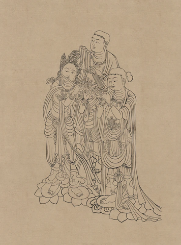 莫高窟159窟 中唐 菩萨伎乐 