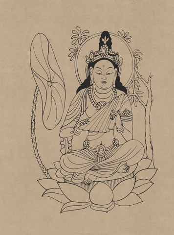 莫高窟172窟 盛唐 伎乐菩萨 